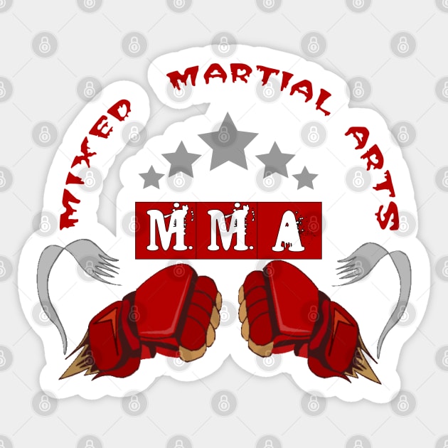 MMA Mixed Martial Arts Venice CA Sticker by jaml-12
